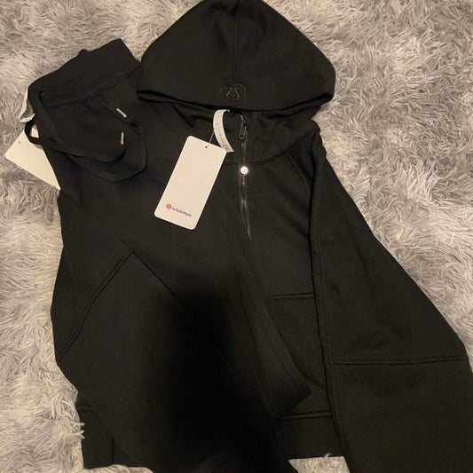 Black Tracksuit With Hood